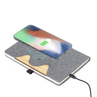 Dalou - Drahtlos 15W. Hardcover-Abdeckung. 80 Blätter | Polyester 300D