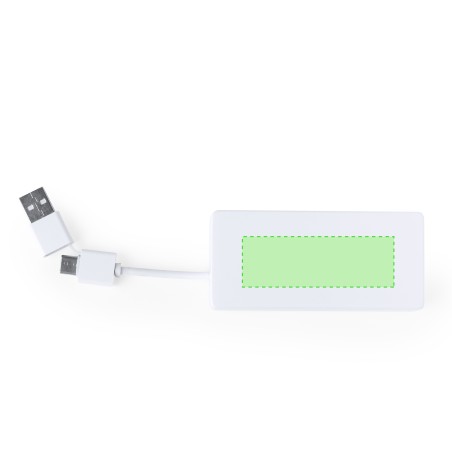 Nofler RCS - 1 Typ C Hub. 2 Hubs USB 2.0 | Reclycling ABS