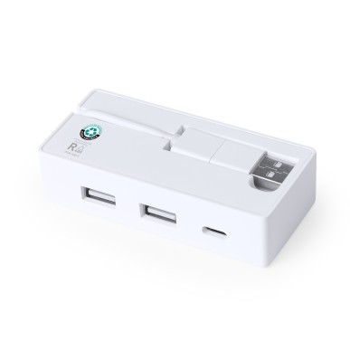 Nofler RCS - 1 Typ C Hub. 2 Hubs USB 2.0 | Reclycling ABS