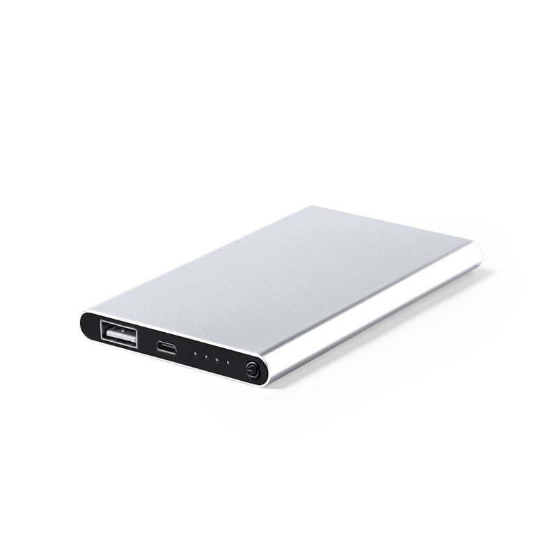 Fagar - 4000 mAh. USB Ausgang. Typ C Ausgänge und Eingang | Aluminium Fagar - 4000 mAh. USB Ausgang. Typ C Ausgänge und Eingang | Aluminium