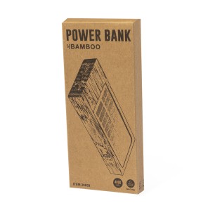 Molden - 4000 mAh. Solarladung. 2 USB Ausgänge. Typ C Ausgänge und Eingang | Bambus