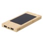 Molden - 4000 mAh. Solarladung. 2 USB Ausgänge. Typ C Ausgänge und Eingang | Bambus