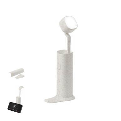 Olan - 12 Leds. Hauteur Réglable. Lumière à Intensité Réglable. Batter