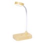 Gregal - 12 Leds. Flexibel. Einstellbare Lichtintensität. Drahtlos Ladegerät 15W. USB Anschluss | Bambus