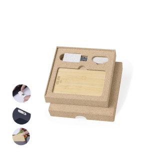 Andigo - Karte RFID Schutz, Bambus. Webcam-Blocker Weizenstroh/ ABS, H