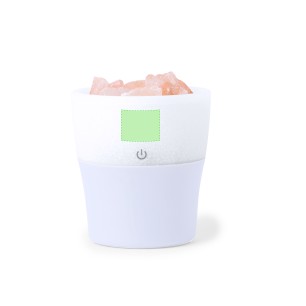 Boucher - Pierres Roses de Sel de l'Himalaya. Huile 10 ml. Arôme Lavande. Lumières Led Multicolores. 150 ml. 1 Mode de Vapeur. C