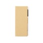 Alisio - 220 Haftnotizen 4 x 4,5 cm. 550 Mini Haftnotizen 1,2 x 4,5 cm. Lineal 12 cm. Reclycling Pappe Kugelschreiber | Reclycli