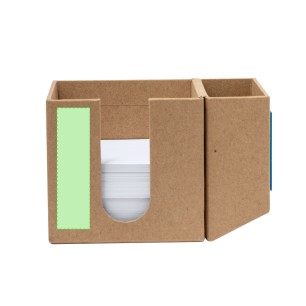 Arolax - 320 Blätter 7,5 x 7,5 cm. 125 Mini Haftnotizen 1,2 x 4,5 cm | Reclycling Pappe