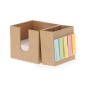 Arolax - 320 Blätter 7,5 x 7,5 cm. 125 Mini Haftnotizen 1,2 x 4,5 cm | Reclycling Pappe