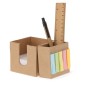 Arolax - 320 Blätter 7,5 x 7,5 cm. 125 Mini Haftnotizen 1,2 x 4,5 cm | Reclycling Pappe