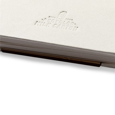 Heiwor - Hardcover-Abdeckung. 80 Blätter. Recycelte Milchkartons Kugel