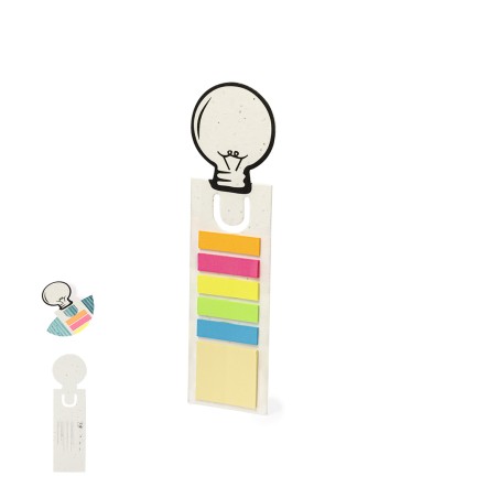 Kich - 15 Haftnotizen 4 x 4,45 cm. 75 Mini Haftnotizen 1,2 x 4,5 cm. P