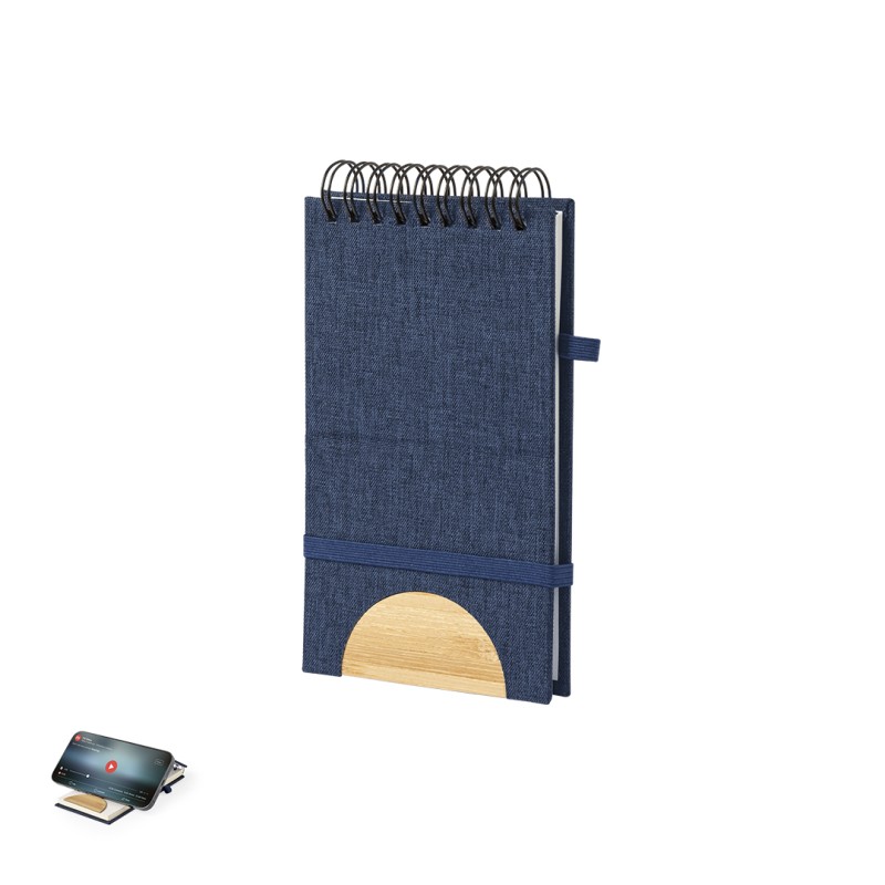 Alyxa - Couverture Rigide. 80 Feuilles | Polyester 300D RPET/ Bambou