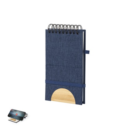 Alyxa - Hardcover-Abdeckung. 80 Blätter | Polyester 300D RPET/ Bambus