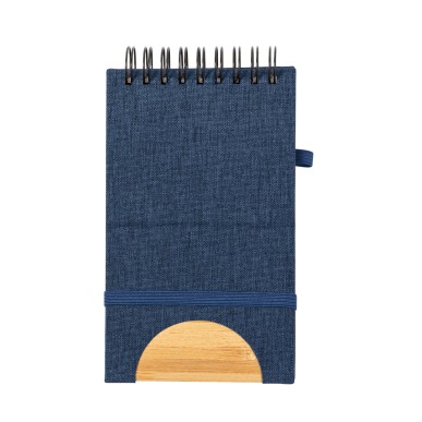 Alyxa - Couverture Rigide. 80 Feuilles | Polyester 300D RPET/ Bambou