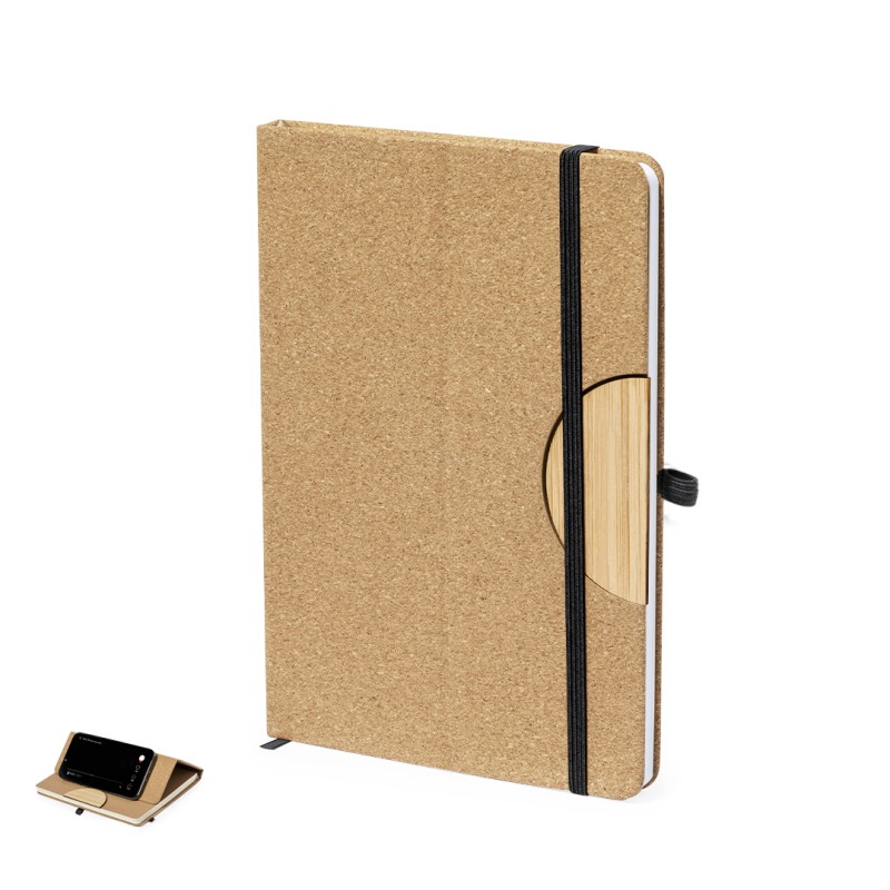 Drizax - Hardcover-Abdeckung. 100 Blätter | Kork/ Bambus