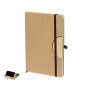 Drizax - Hardcover-Abdeckung. 100 Blätter | Kork/ Bambus
