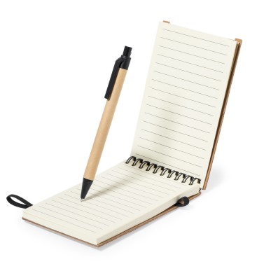 Marinix - Hardcover-Abdeckung. 80 Blätter. Reclycling Pappe Kugelschre