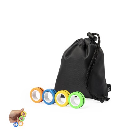 Eline - 4 Stück. Magnetisch. Polyester RPET Etui