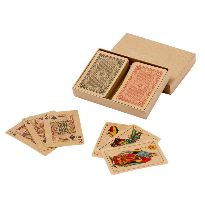 Kardain - Spanisches Kartenspiel 50 Karten. Französisches Kartenspiel 54 Karten | Reclycling Pappe Kardain - Spanisches Kartenspiel 50 Karten. Französisches Kartenspiel 54 Karten | Reclycling Pappe