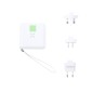 Joks - 2 Typ C Ausgänge, 1 Micro USB/ Lightning Ausgang und 1 USB Ausgang. Typ C Eingang. USA, Europa, Asien, UK, Australien | D Joks - 2 Typ C Ausgänge, 1 Micro USB/ Lightning Ausgang und 1 USB Ausgang. Typ C Eingang. USA, Europa, Asien, UK, Australien | D