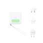 Joks - 2 Typ C Ausgänge, 1 Micro USB/ Lightning Ausgang und 1 USB Ausgang. Typ C Eingang. USA, Europa, Asien, UK, Australien | D Joks - 2 Typ C Ausgänge, 1 Micro USB/ Lightning Ausgang und 1 USB Ausgang. Typ C Eingang. USA, Europa, Asien, UK, Australien | D