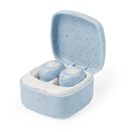 Oriley - Connexion Bluetooth. Batterie 30 mAh/ Poste de Charge 200 mAh | Paille de Blé/ ABS