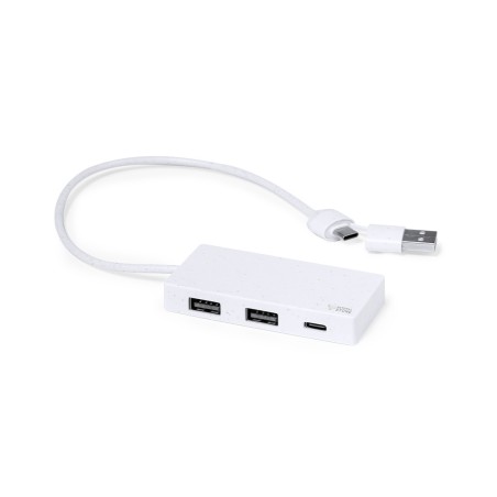 Nagent - 1 Port Type C. 2 Ports USB 2.0 | Extraits de Pierre Naturelle