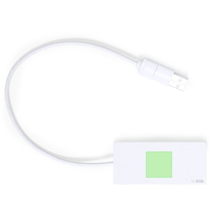 Nagent - 1 Port Type C. 2 Ports USB 2.0 | Extraits de Pierre Naturelle/ ABS