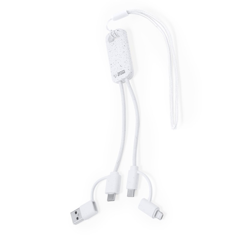Surgex - Anschluss Micro USB, Typ C und Lightning 5V DC 2.4A | Natursteinextrakte/ ABS Surgex - Anschluss Micro USB, Typ C und Lightning 5V DC 2.4A | Natursteinextrakte/ ABS