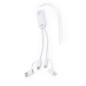Surgex - Anschluss Micro USB, Typ C und Lightning 5V DC 2.4A | Natursteinextrakte/ ABS Surgex - Anschluss Micro USB, Typ C und Lightning 5V DC 2.4A | Natursteinextrakte/ ABS