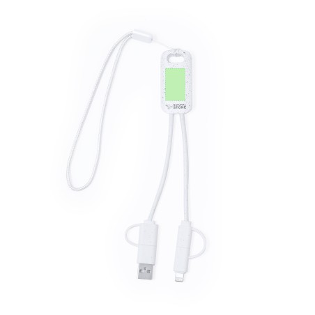 Surgex - Anschluss Micro USB, Typ C und Lightning 5V DC 2.4A | Natursteinextrakte/ ABS