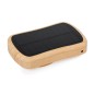 Gustaf - Drahtlos 15W. Magnetisch. 5000 mAh. Solarladung. Typ C Ausgänge und Eingang | Bambus