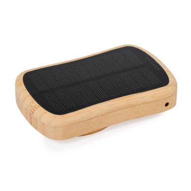 Gustaf - Drahtlos 15W. Magnetisch. 5000 mAh. Solarladung. Typ C Ausgän