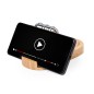 Sainford - Drahtlos 15W. 50 Haftnotizen 4,5 x 4,5 cm. USB Ausgang. Typ C Ausgänge und Eingang | Bambus/ Metall