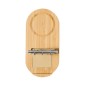 Sainford - Drahtlos 15W. 50 Haftnotizen 4,5 x 4,5 cm. USB Ausgang. Typ C Ausgänge und Eingang | Bambus/ Metall