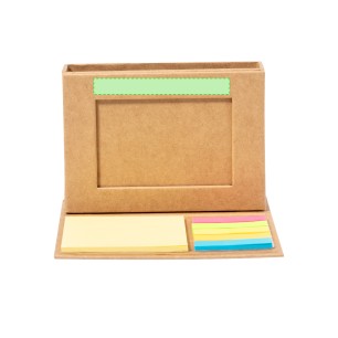 Marquez - Photos: 5 x 8 cm. 25 Haftnotizen 7,5 x 7,5 cm. 125 Mini Haftnotizen 1,2 x 4,5 cm | Reclycling Pappe