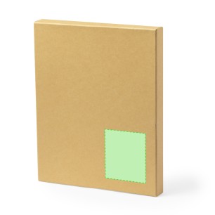Patrick - Notizblock Hardcover-Abdeckung. 80 Blätter. Kugelschreiber. USB Speicher 16GB | Kork