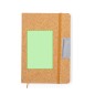 Patrick - Notizblock Hardcover-Abdeckung. 80 Blätter. Kugelschreiber. USB Speicher 16GB | Kork
