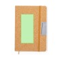 Patrick - Notizblock Hardcover-Abdeckung. 80 Blätter. Kugelschreiber. USB Speicher 16GB | Kork