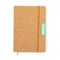 Patrick - Notizblock Hardcover-Abdeckung. 80 Blätter. Kugelschreiber. USB Speicher 16GB | Kork