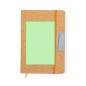 Patrick - Notizblock Hardcover-Abdeckung. 80 Blätter. Kugelschreiber. USB Speicher 16GB | Kork