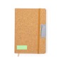 Patrick - Notizblock Hardcover-Abdeckung. 80 Blätter. Kugelschreiber. USB Speicher 16GB | Kork