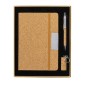 Patrick - Notizblock Hardcover-Abdeckung. 80 Blätter. Kugelschreiber. USB Speicher 16GB | Kork