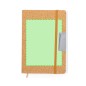 Patrick - Notizblock Hardcover-Abdeckung. 80 Blätter. Kugelschreiber. USB Speicher 16GB | Kork