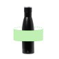 Datiford - Wärme Flasche Reclycling Rostfreier Stahl, 500 ml. Notizblock Polyester 300D RPET, Hardcover-Abdeckung, 80 Blätter. P
