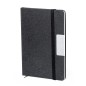 Datiford - Wärme Flasche Reclycling Rostfreier Stahl, 500 ml. Notizblock Polyester 300D RPET, Hardcover-Abdeckung, 80 Blätter. P