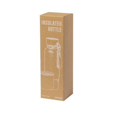 Flautrok - 500 ml. Verre PP 300 ml. Lanyard Incluse | Acier Inox