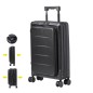 Dopkin - Starre. 4 Drehende Räder. Gepolsterte Laptoptasche. TSA Sicherheitsverschluss | ABS Dopkin - Starre. 4 Drehende Räder. Gepolsterte Laptoptasche. TSA Sicherheitsverschluss | ABS