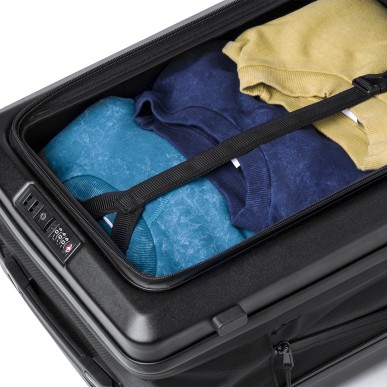 Dopkin - Starre. 4 Drehende Räder. Gepolsterte Laptoptasche. TSA Siche